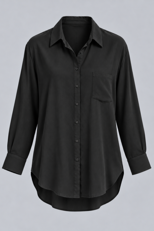 CAMISA OVERSIZE VOILE LISO