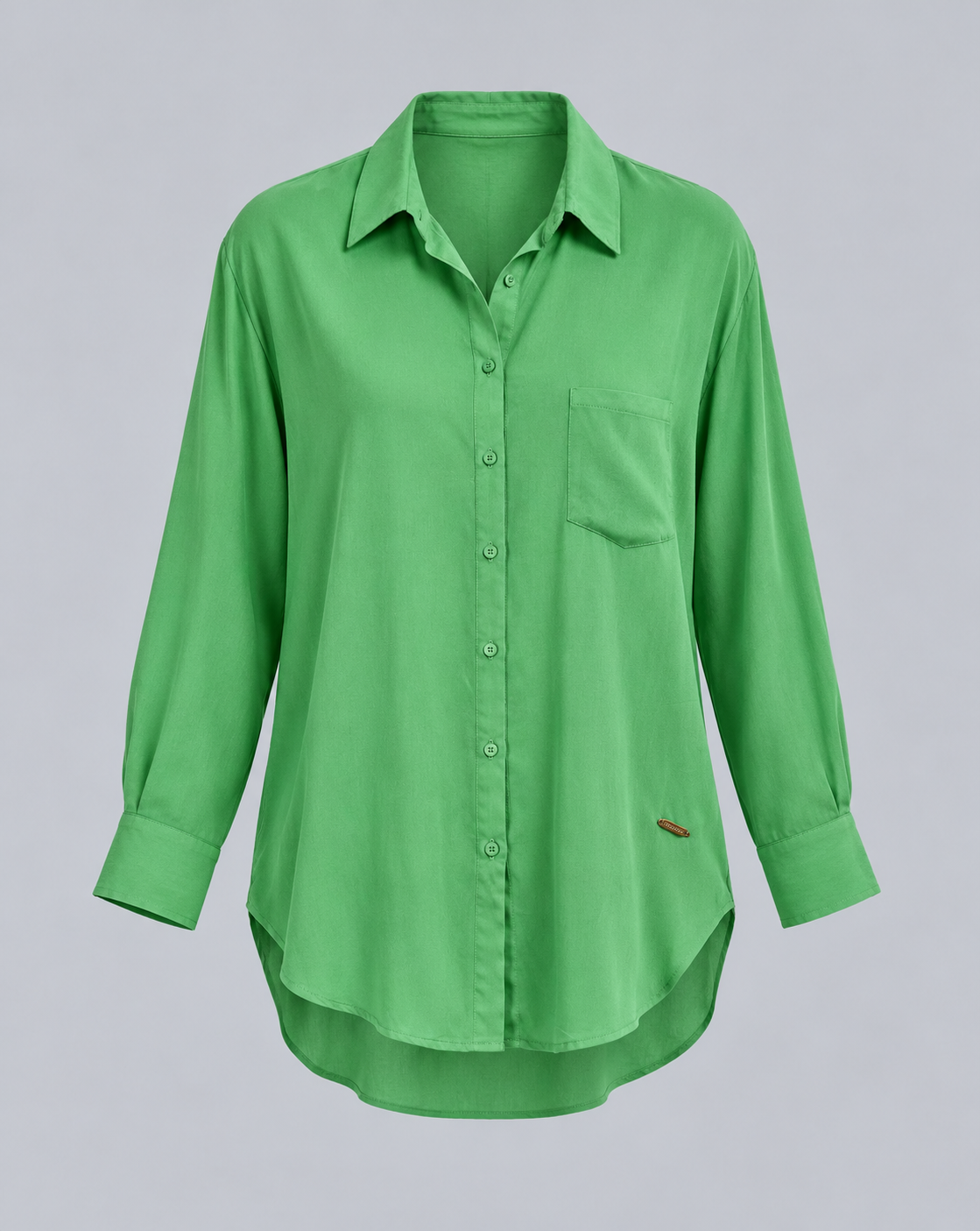 CAMISA OVERSIZE VOILE LISO - Imagen 4