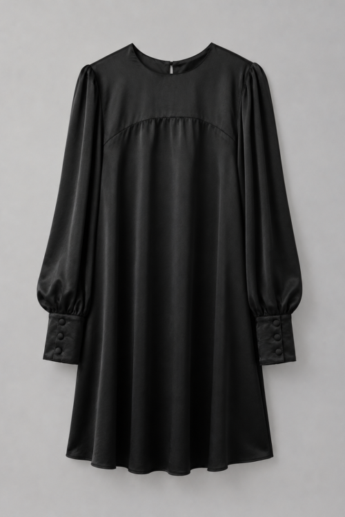 VESTIDO EVASSE SATEN MERIAN