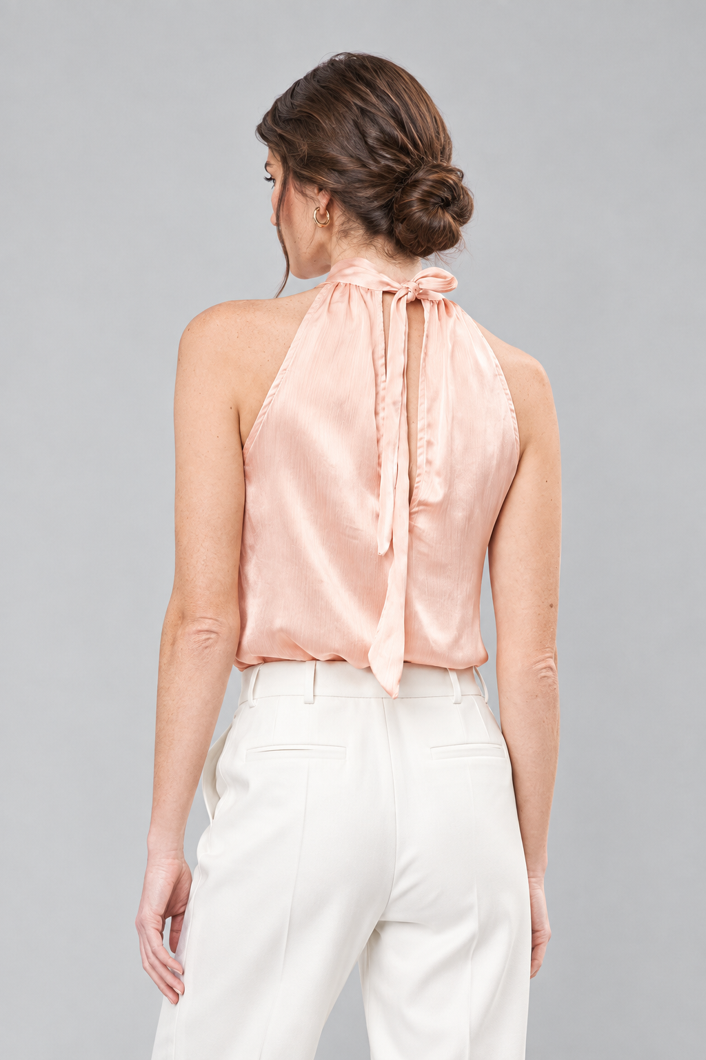 BLUSA DE CUELLO HALTER - Imagen 2