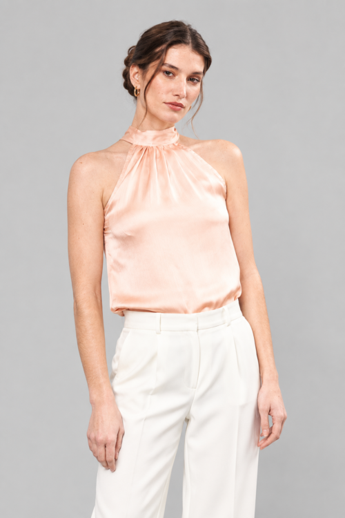 BLUSA DE CUELLO HALTER