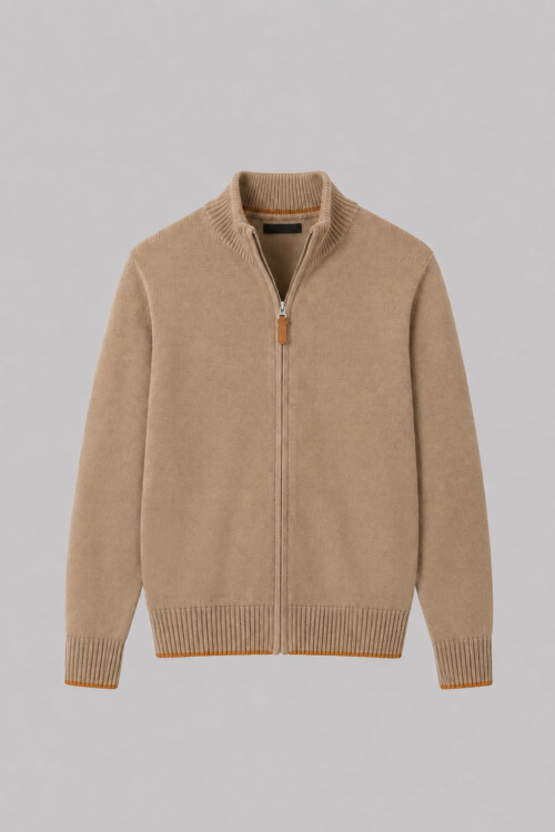 SWEATER CARDIGAN CON CIERRE