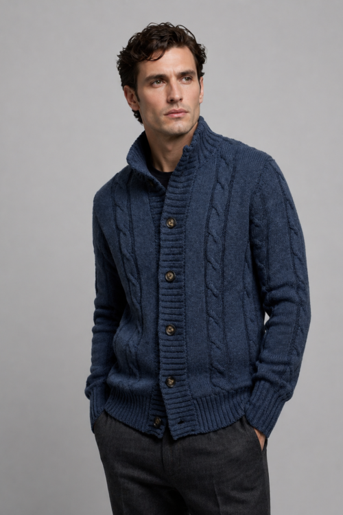 SWEATER CARDIGAN TEJIDO