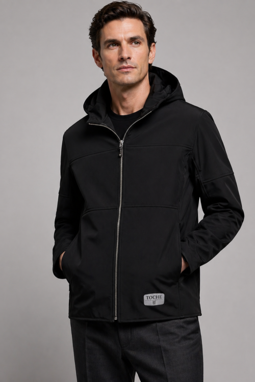 CAMPERA NEOPRENE RAW CON CAPUCHA