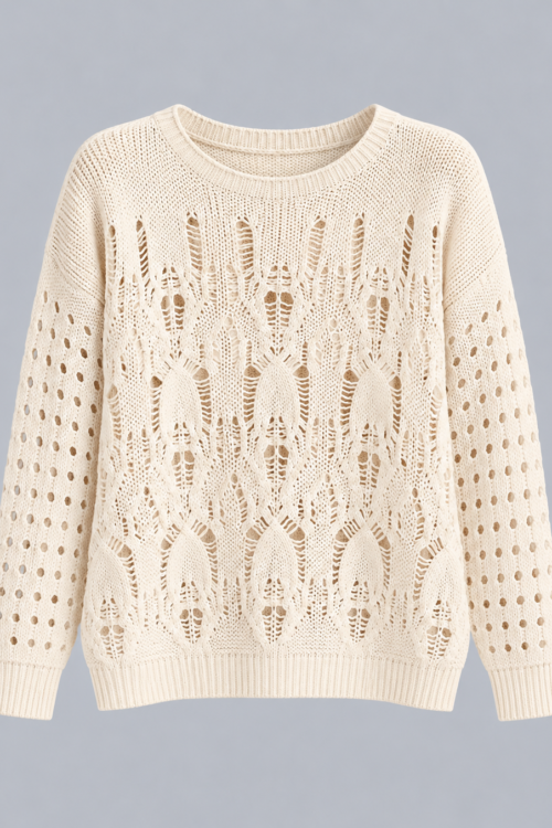SWEATER ABIERTO CALADO