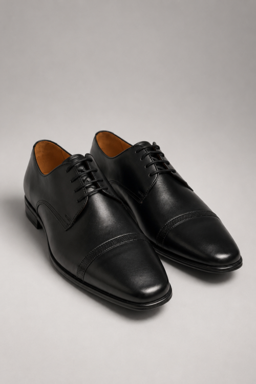 ZAPATO DE CUERO LISO DENIRO