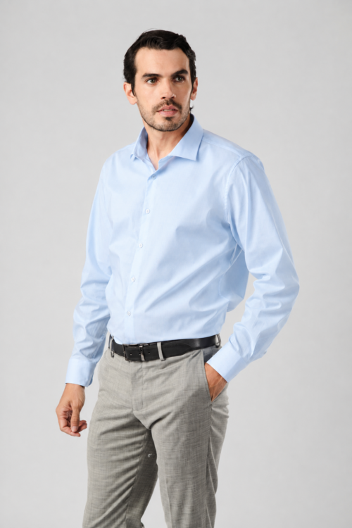 CAMISA POPLIN SPANDEX SLIM FIT