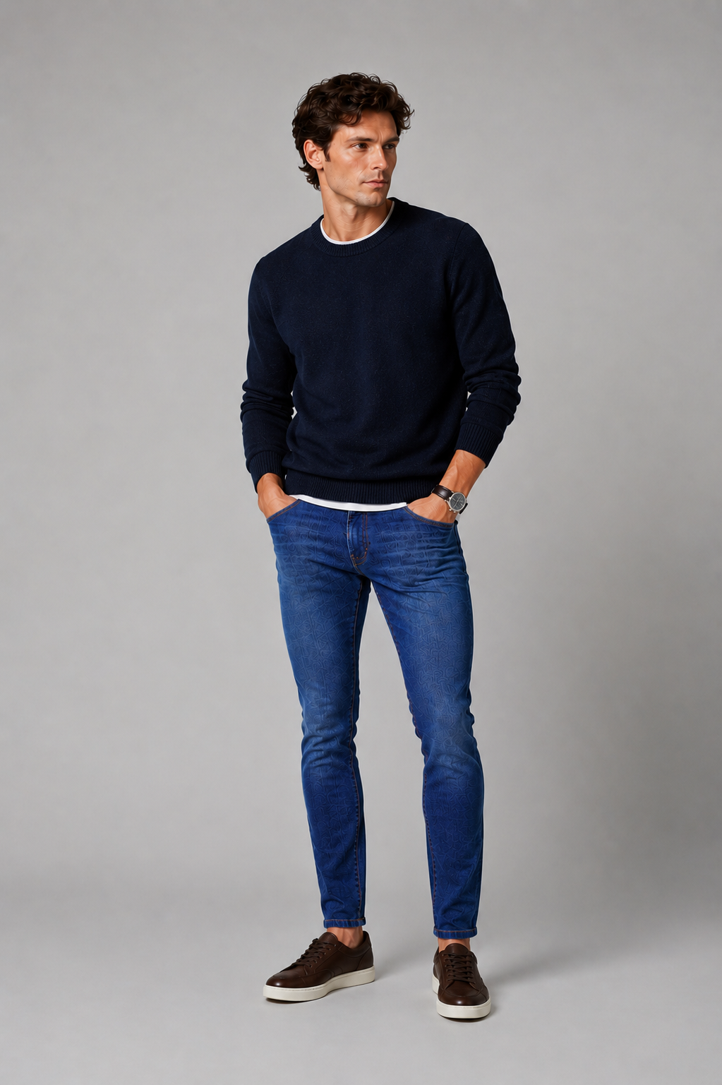 DENIM AZUL TIRO MEDIO BREMER - Imagen 2