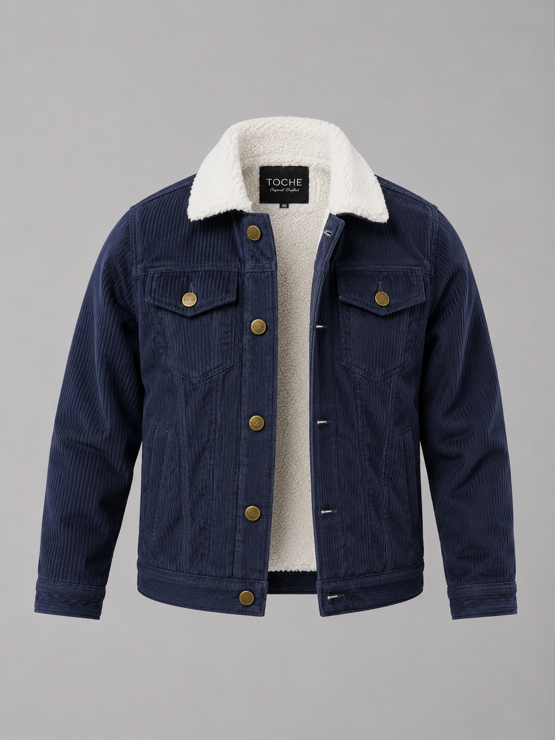 CAMPERA CORDEROY CON CORDERITO