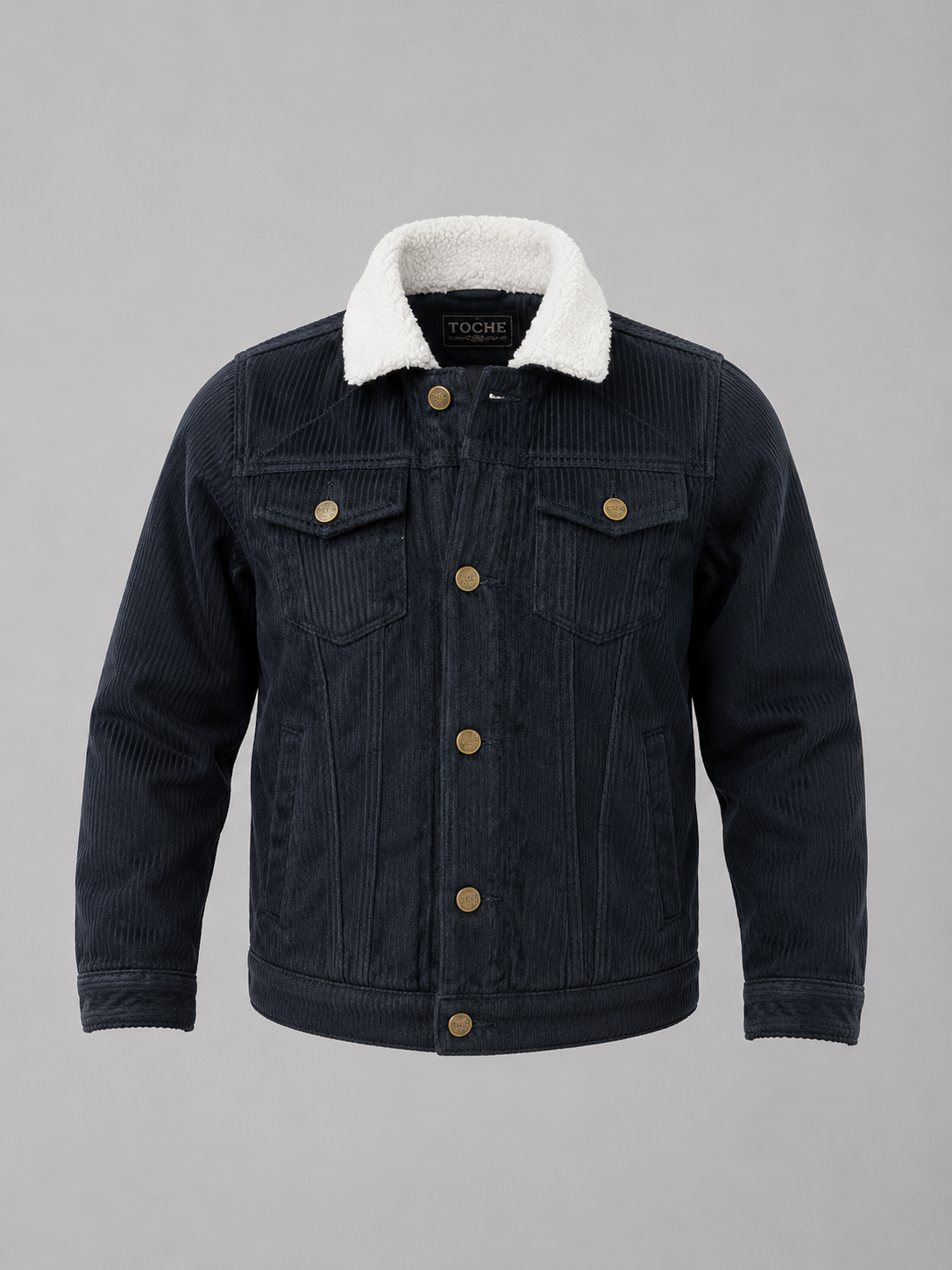 CAMPERA CORDEROY CON CORDERITO - Imagen 2