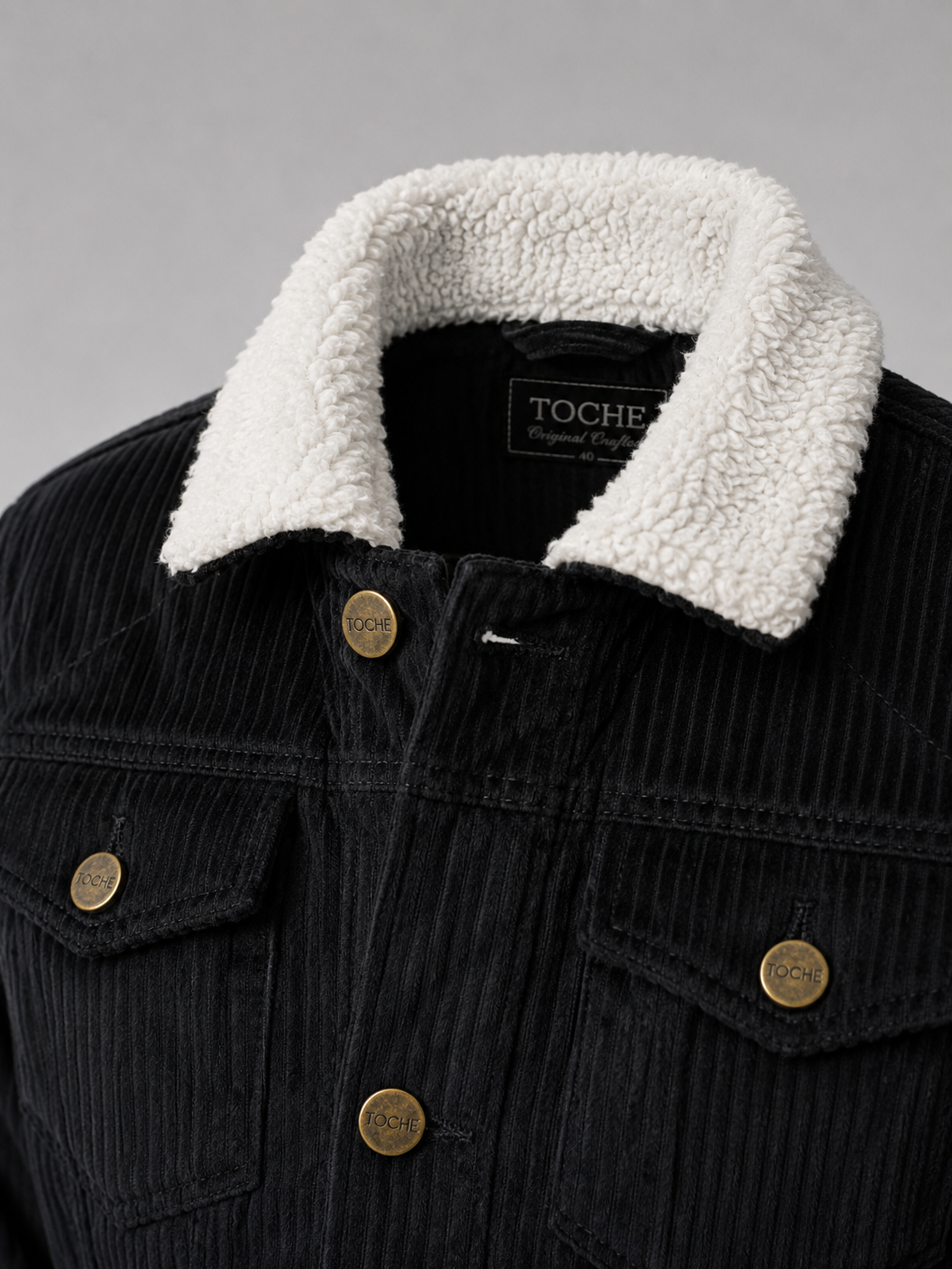 CAMPERA CORDEROY CON CORDERITO - Imagen 4