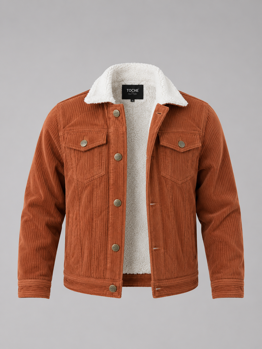 CAMPERA CORDEROY CON CORDERITO - Imagen 5