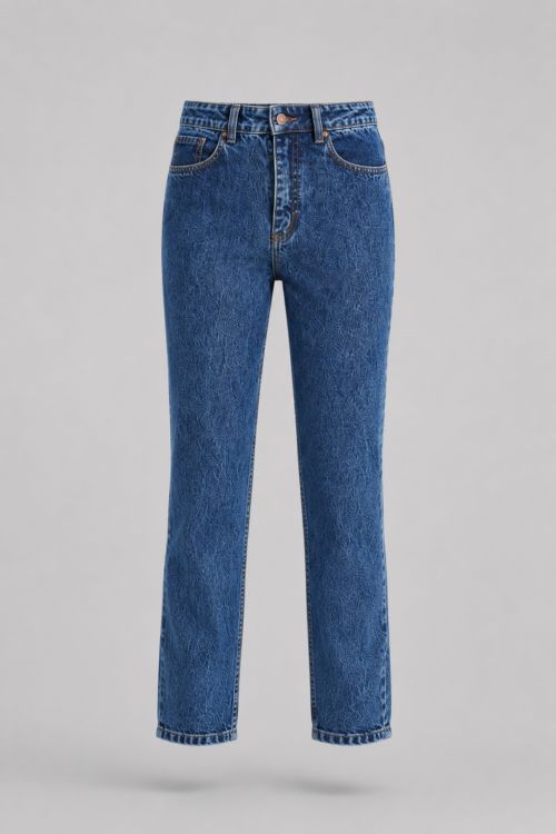 DENIM TIRO ALTO 5 BOLSILLOS