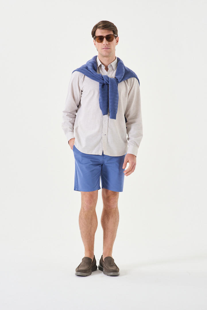 BERMUDA GABARDINA 100% ALG