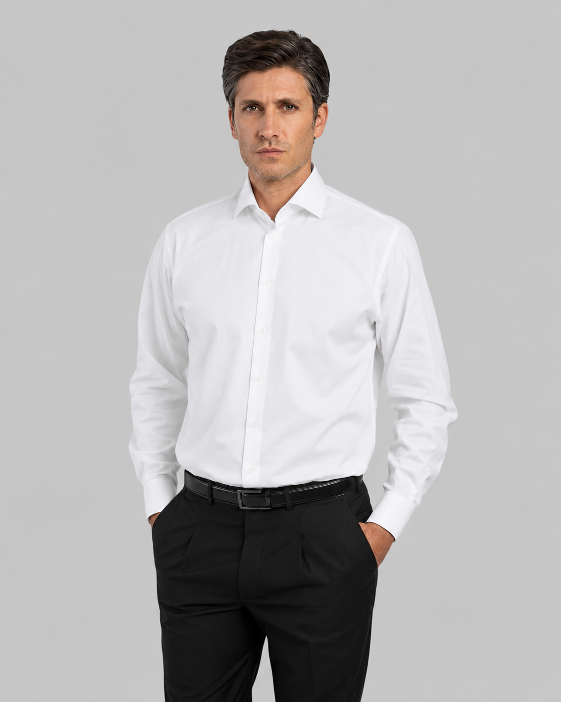 CAMISA VESTIR REG FIT ALG 100% - Imagen 3