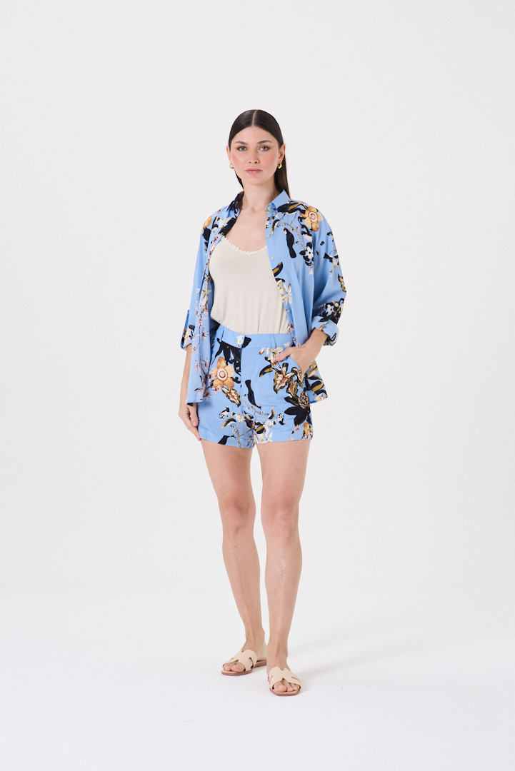 SHORT FIBRANA ESTAMPADO - Imagen 4