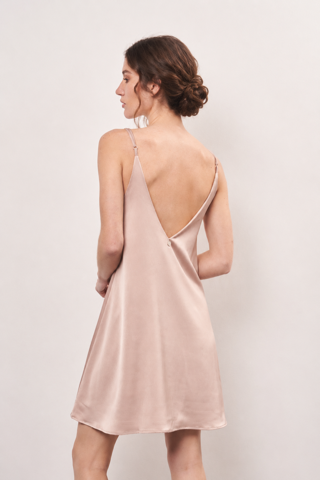 VESTIDO CORTO MALVA - Imagen 2