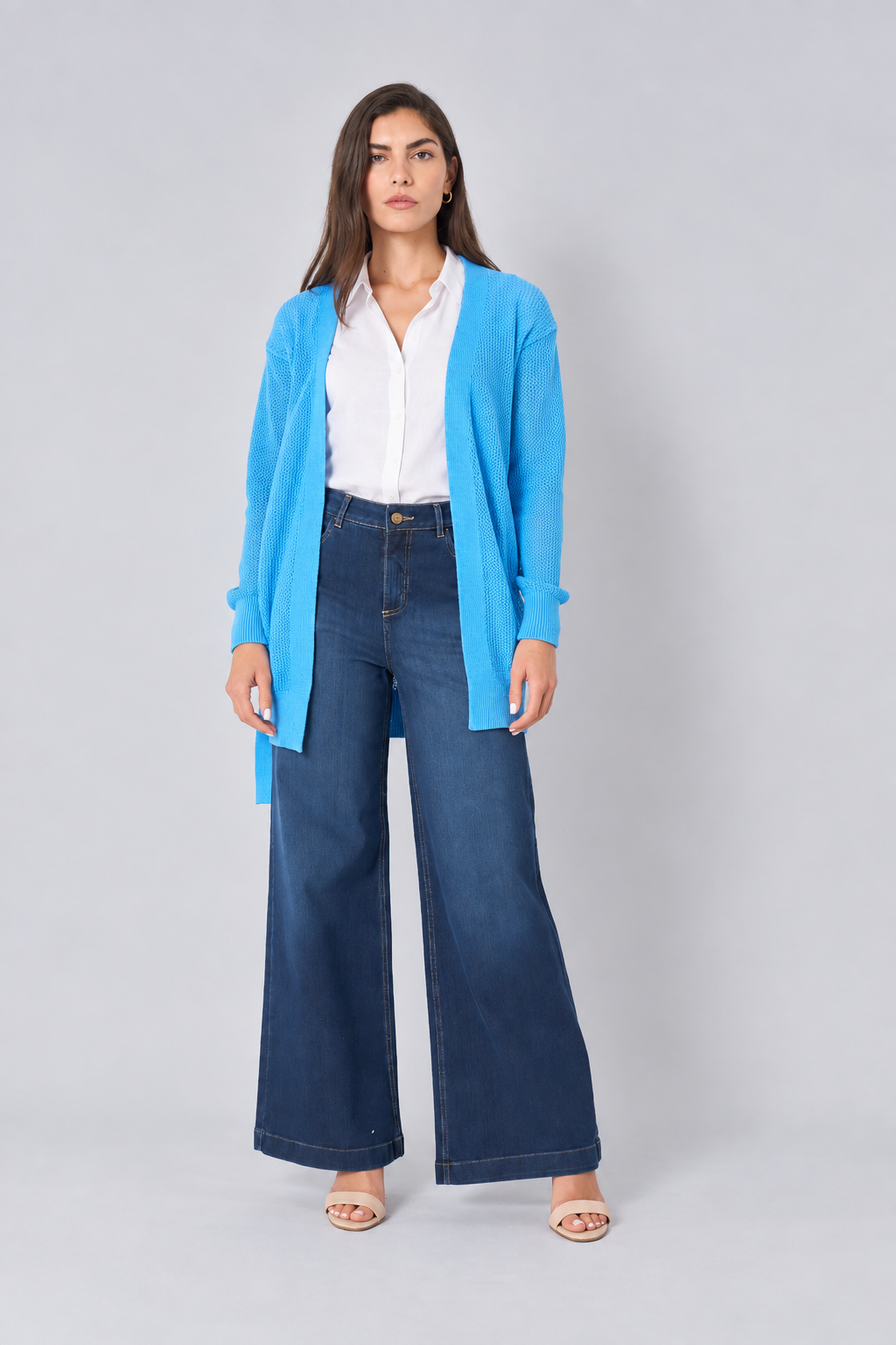 CARDIGAN CALADO CON LAZO - Imagen 3