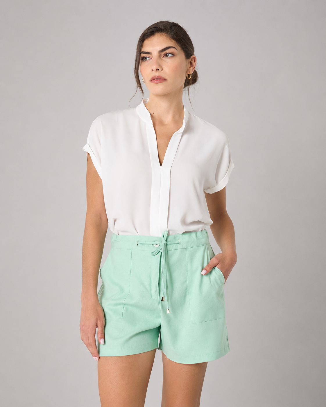 SHORT DE LINO