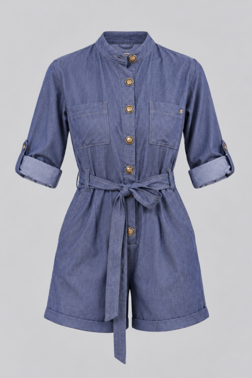 MONO DENIM CORTO